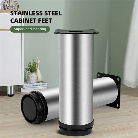 square stainless steel cabinet legs|adjustable stainless steel cabinet legs.